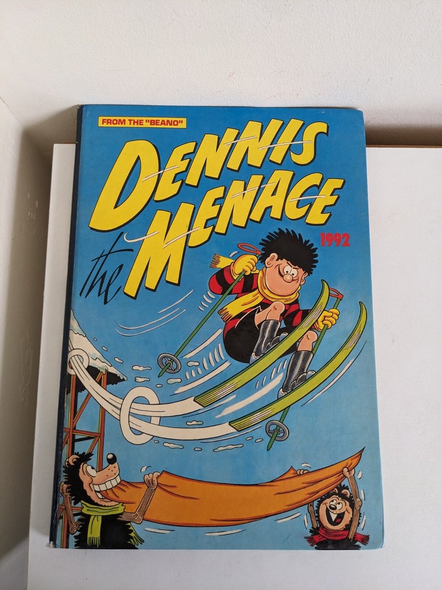 Dennis the Menace Annual 1992 Clipped Great Condition Beano