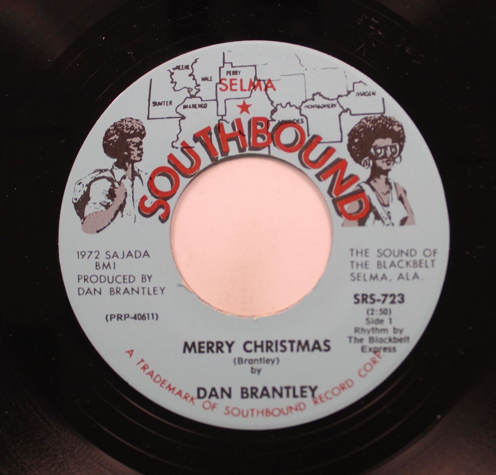Northern Soul Natale 45 Dan Brantley - White Christmas / Merry Christmas On S