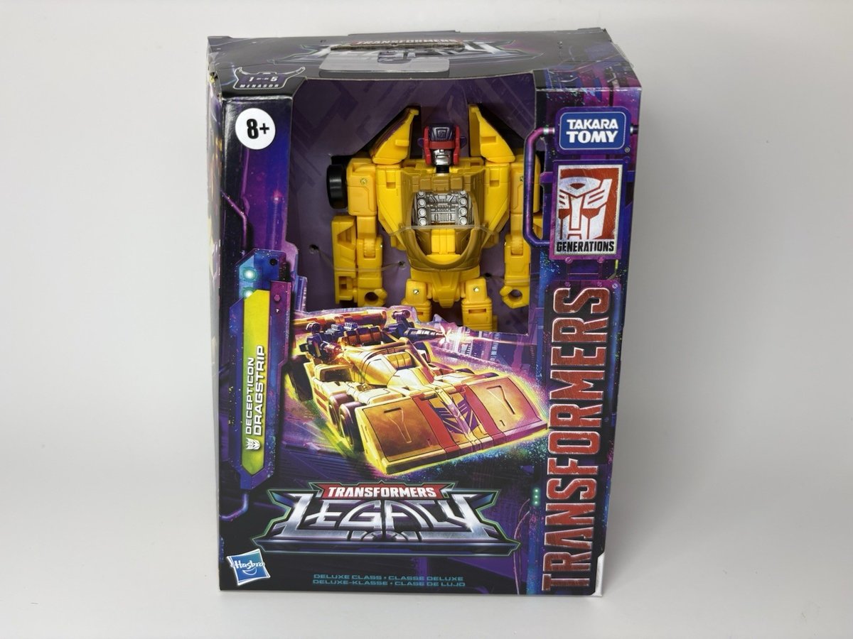 Transformers Legacy DRAGSTRIP Deluxe Stunticon Menasor NUOVO