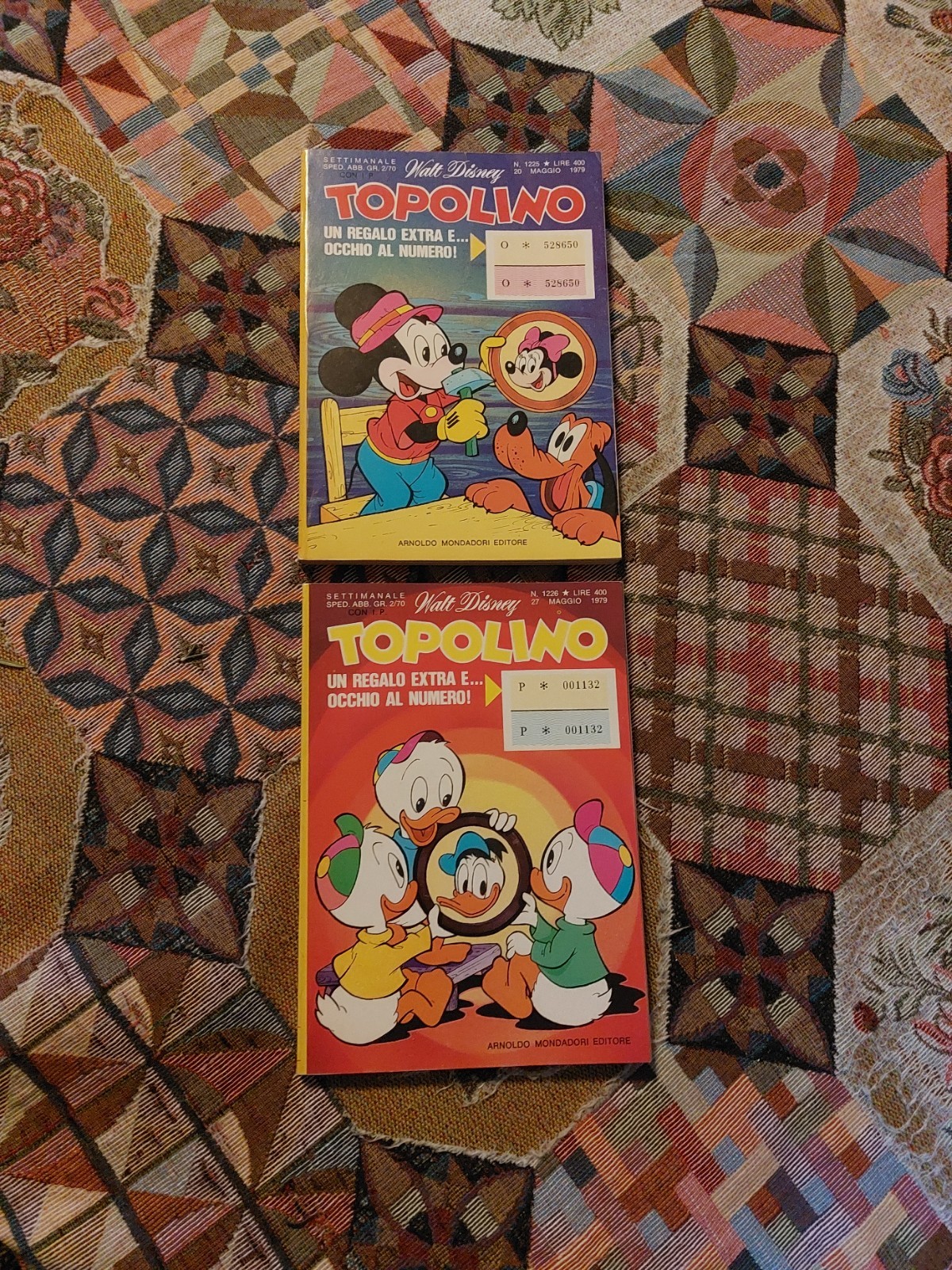 Topolino N. 1225 e 1226 Del 1979