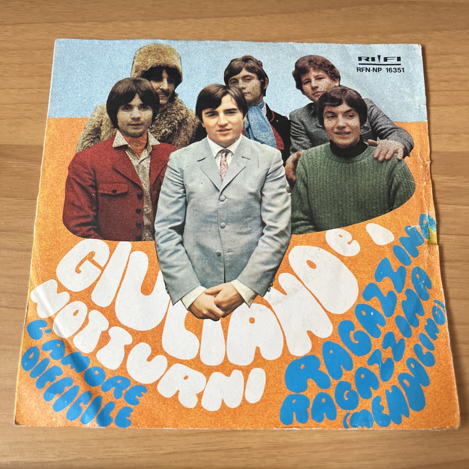 DISCO VINILE 45 GIRI COLLEZIONE VINTAGE GIULIANO E I NOTTURNI - MUSICA - COLLEZ