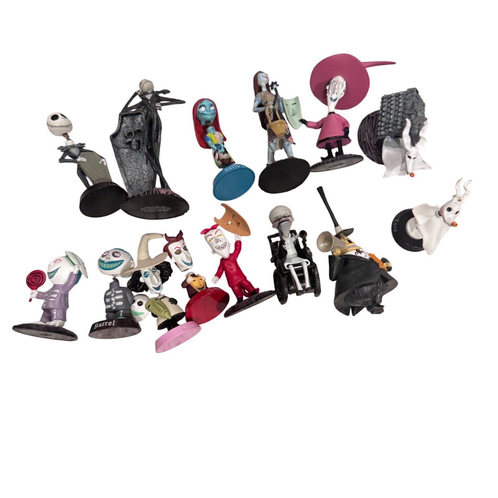 Nightmare Before Christmas 14 Figurine Disney NBC Figure Jack Sally Zero 3-4"