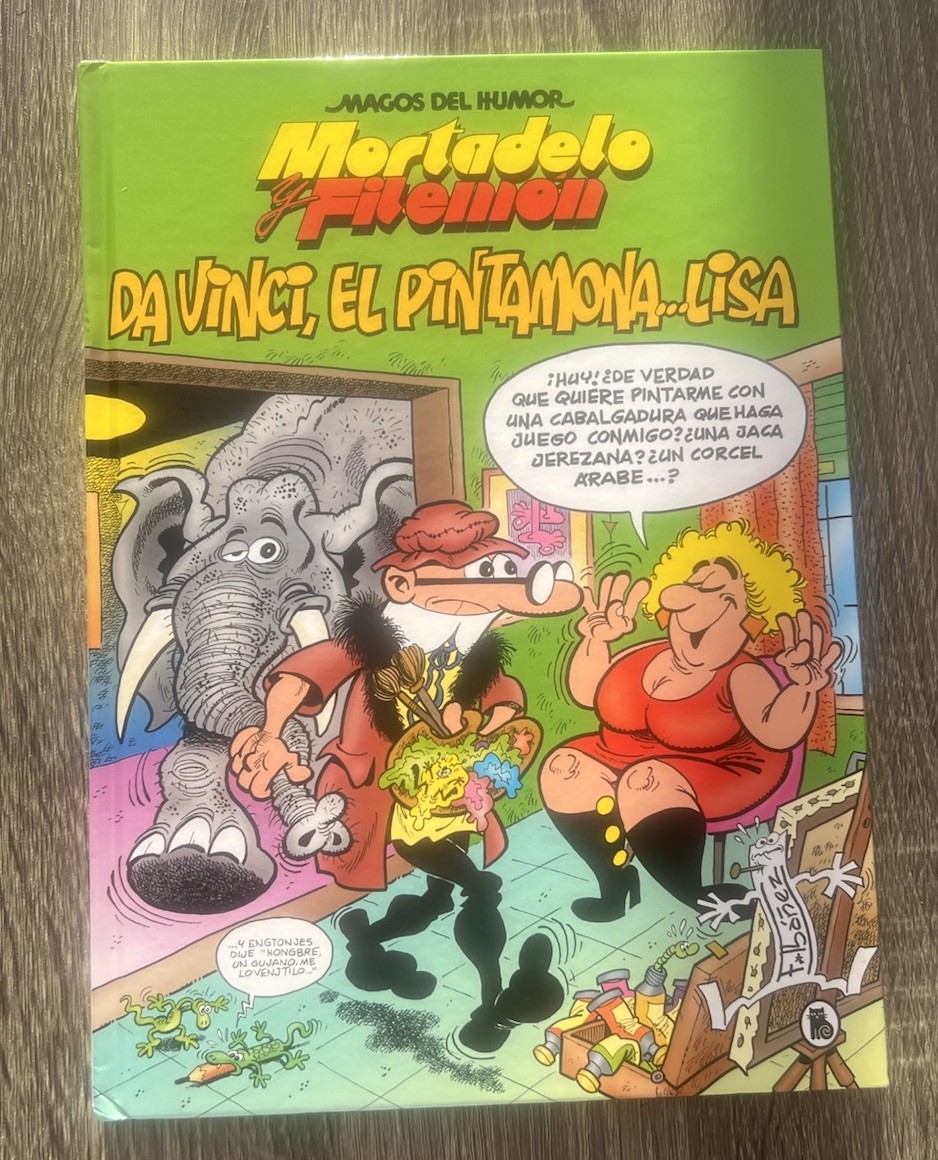 Mortadelo y Filemón. Da Vinci, el pintamona.Lisa Magos dell'umorismo fumetto spagnolo
