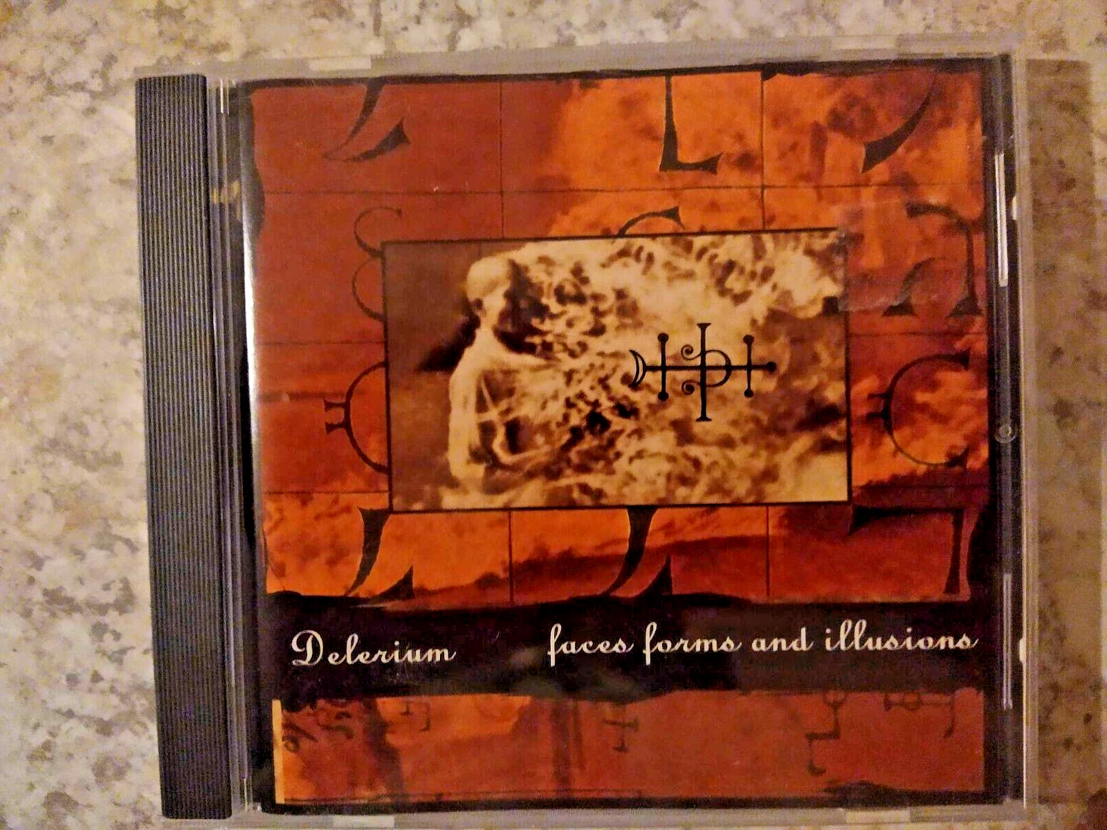 DELERIUM Faces Forms & Illusions CD Gently Used Hard Rock and Metal