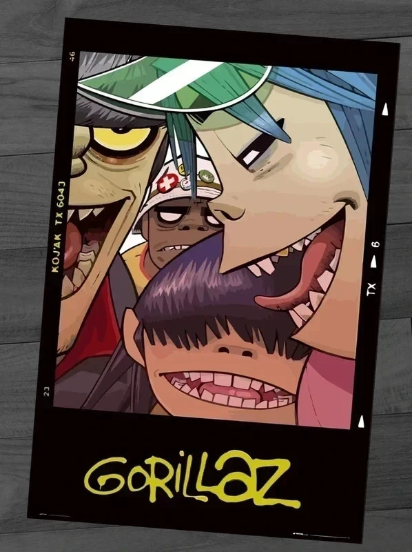 Gorillaz band poster