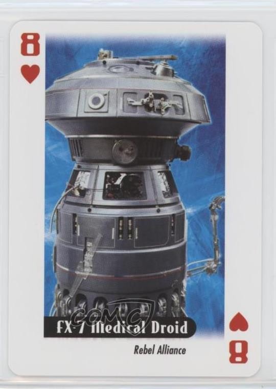 2007 Cartamundi Star Wars Playing Cards Rebel Alliance FX-7 Medical Droid 0w6