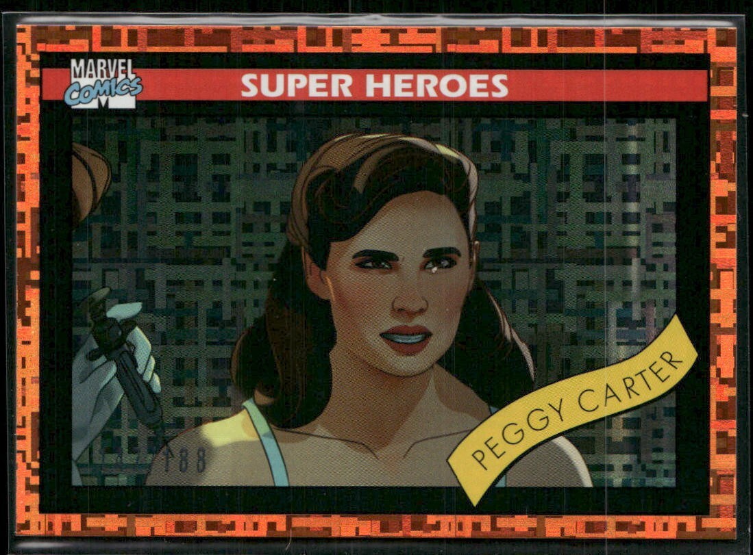2023 UD Marvel What If 1990 Universe Orange Dimensions /188 #19 - Peggy Carter
