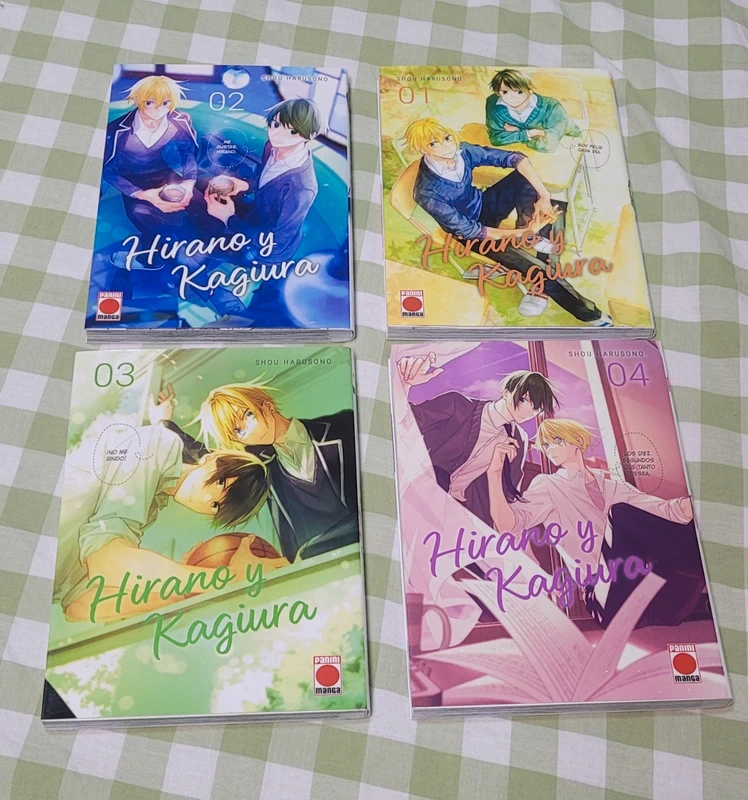 Manga BL Hirano y Kagiura 1-4