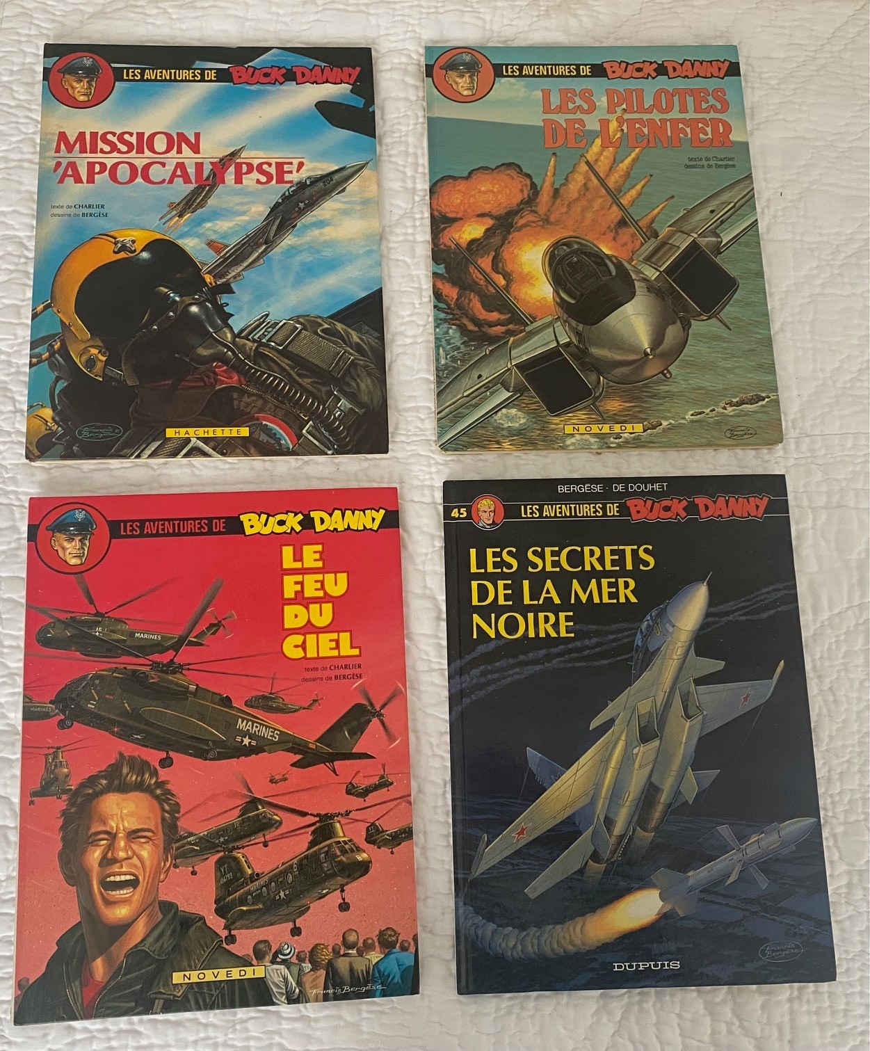 LOT DE 4 BANDES DESSINEES BUCK DANY EDITION RIGIDE