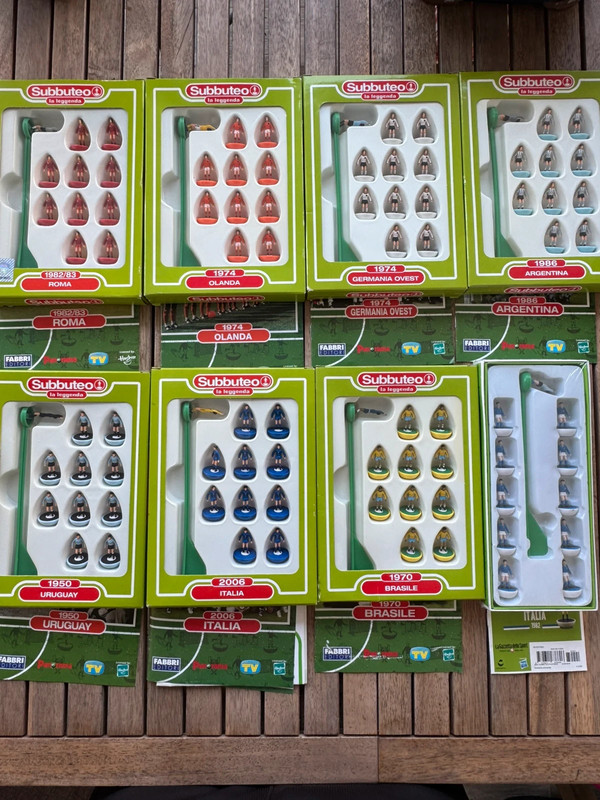 Lotto squadre subbuteo