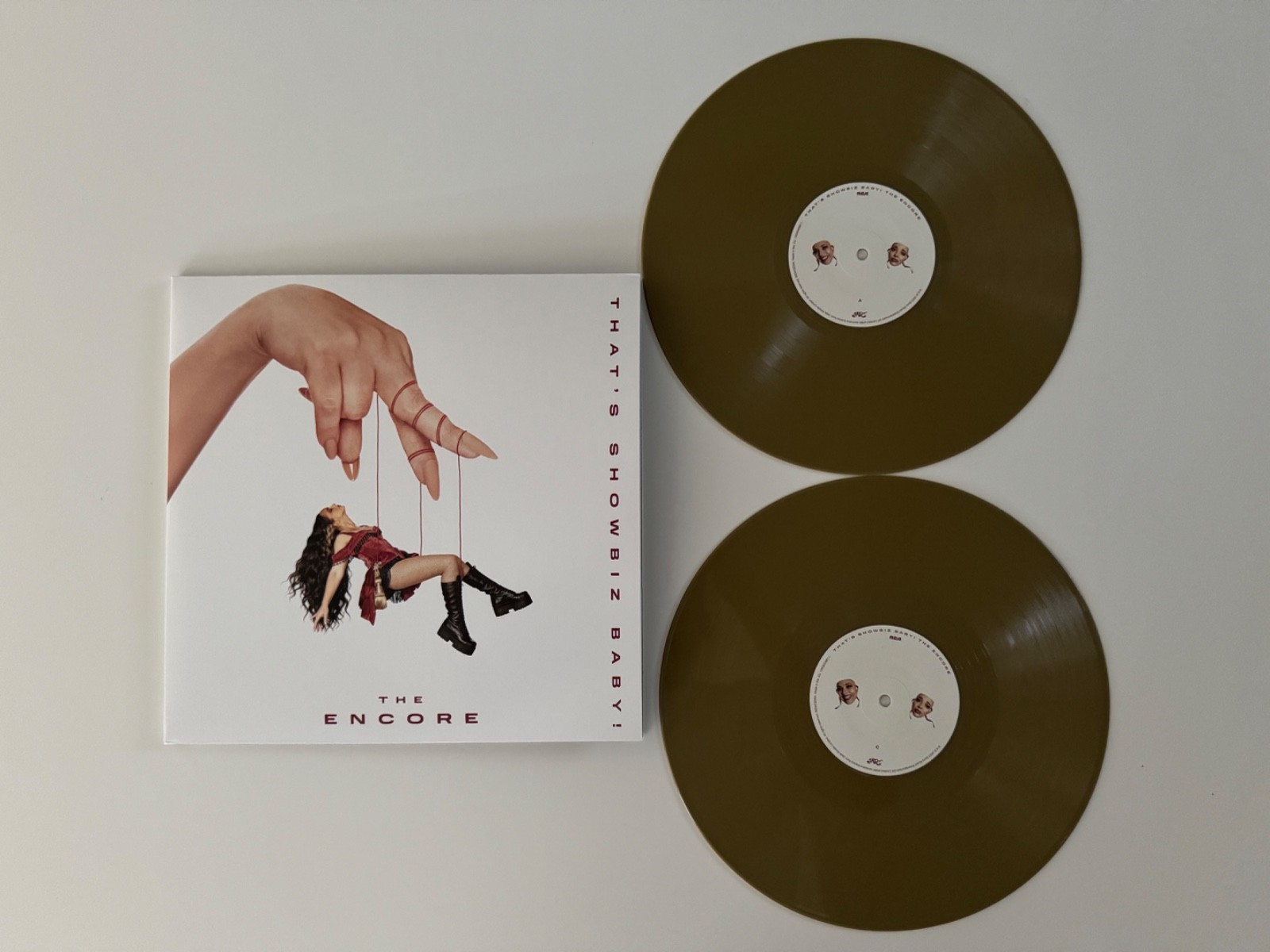 Jade That's Showbiz Baby The Encore Gold Vinyl 2LP