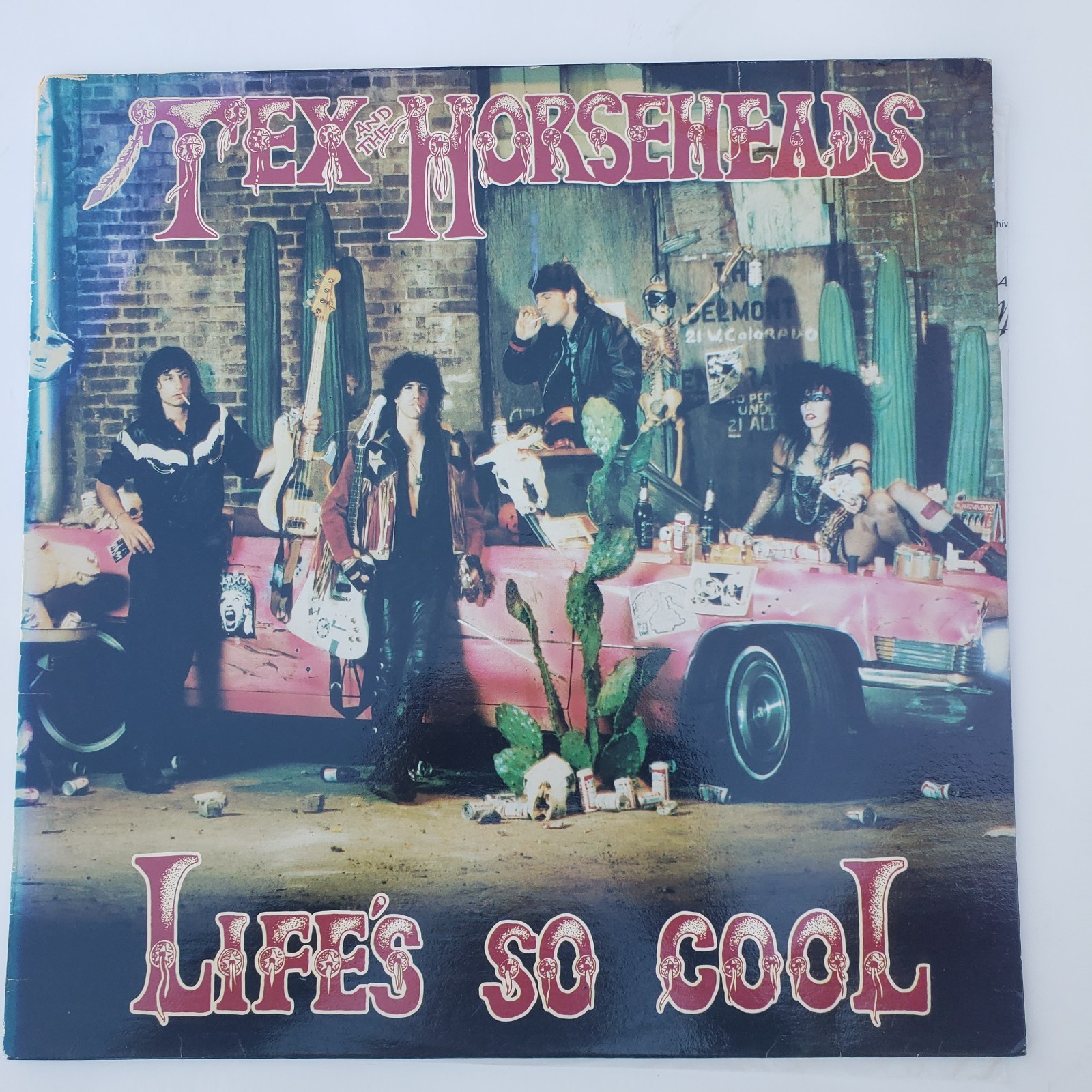 Tex and the Horseheads LP Life’s So Cool 1985 Enigma US Rock Punk VG+