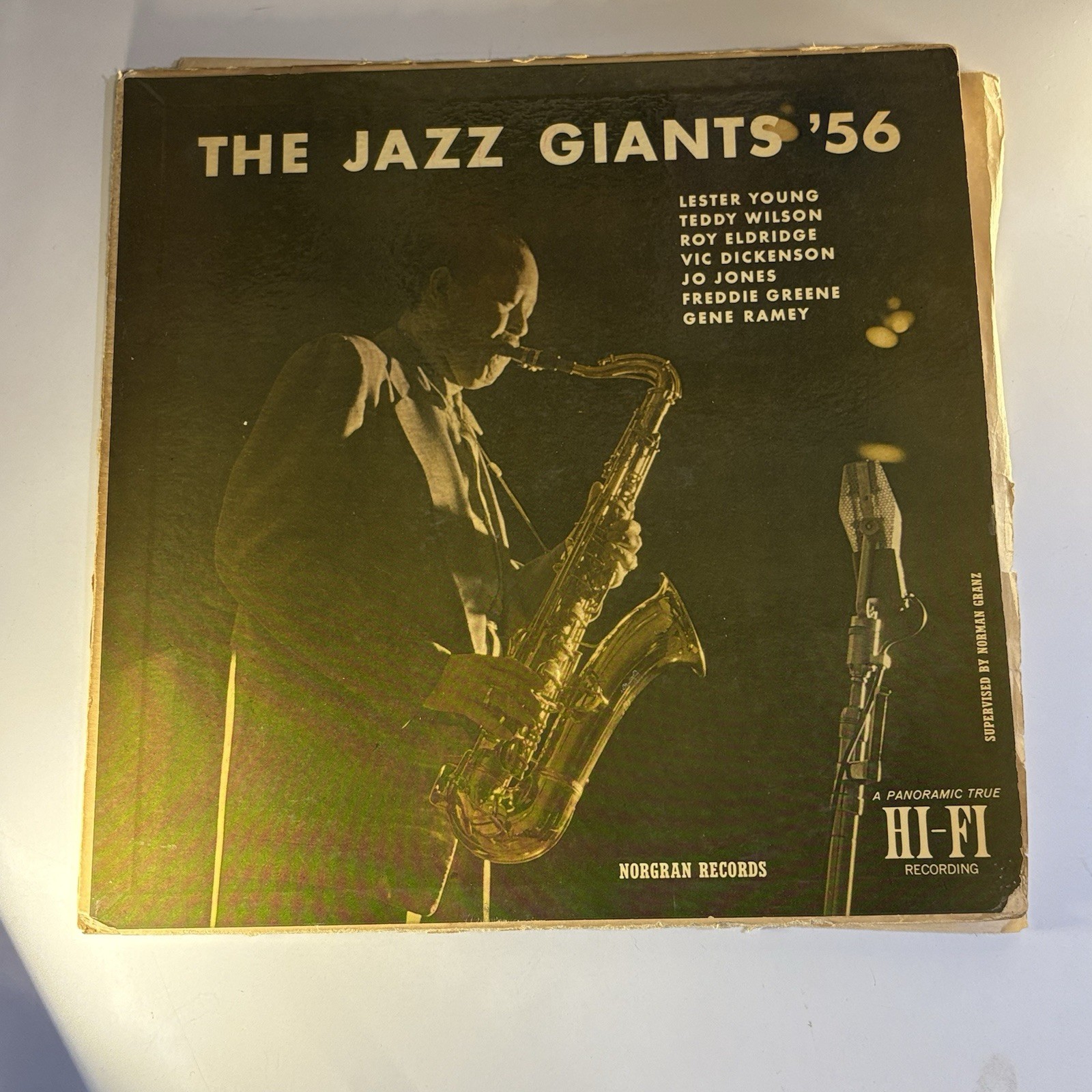 THE JAZZ GIANTS '56 NORGREN RECORDS MGN-1056 Yellow  LABEL 1956 VERY CLEAN