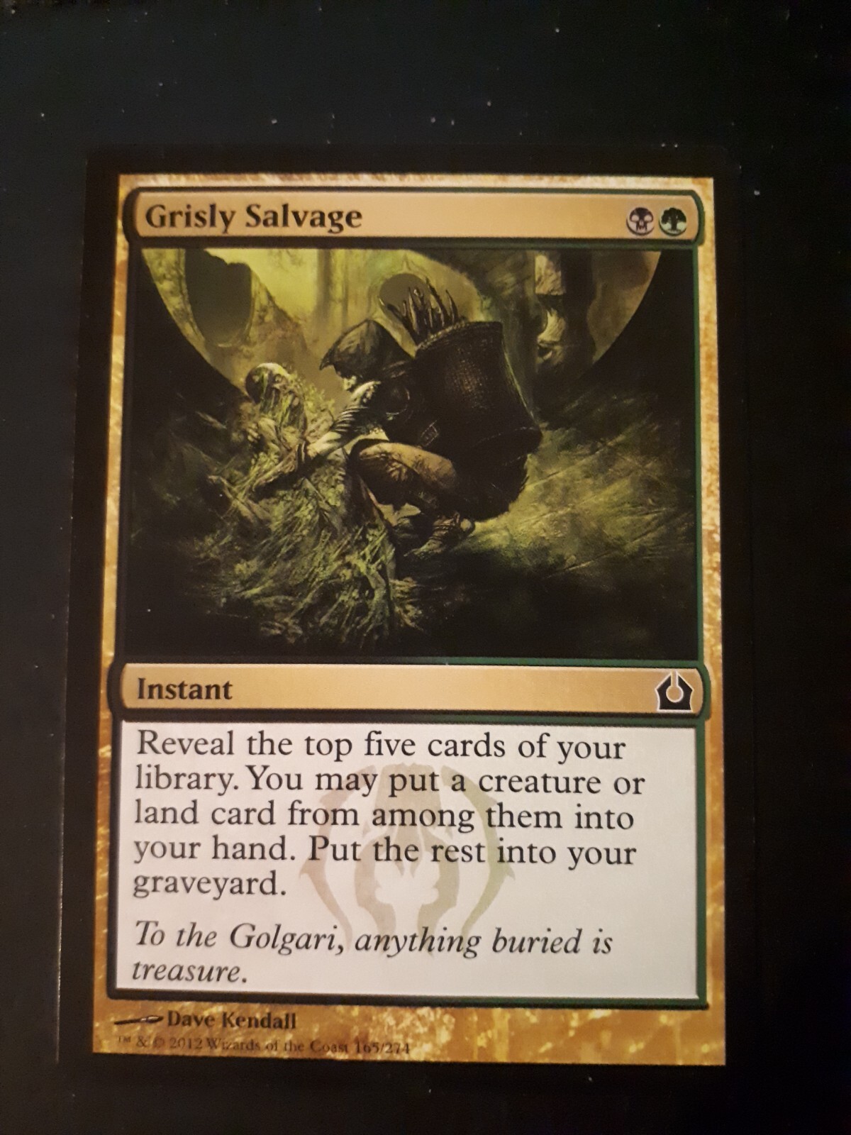 Mtg Grisly Salvage Lightplay, English Return to Ravnica B62