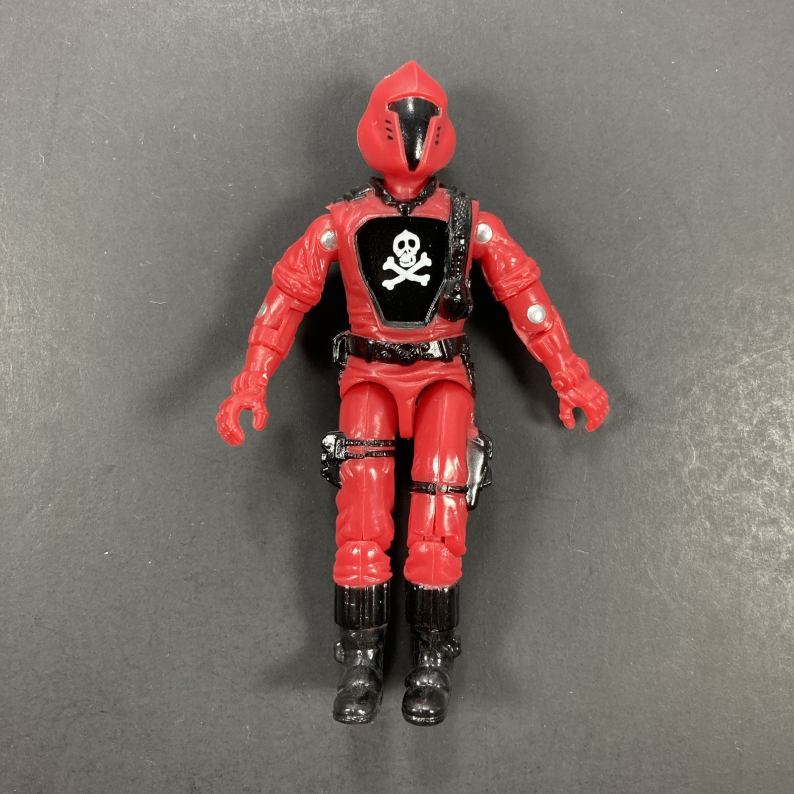 G.I. Joe Cobra Red Laser Black Major Factory Custom Figure Red Shadows BAT