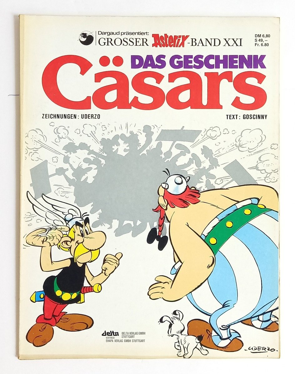 Grande Asterix Volume XXI - Il Regalo di Cesare - Fumetto - Vintage - Usato