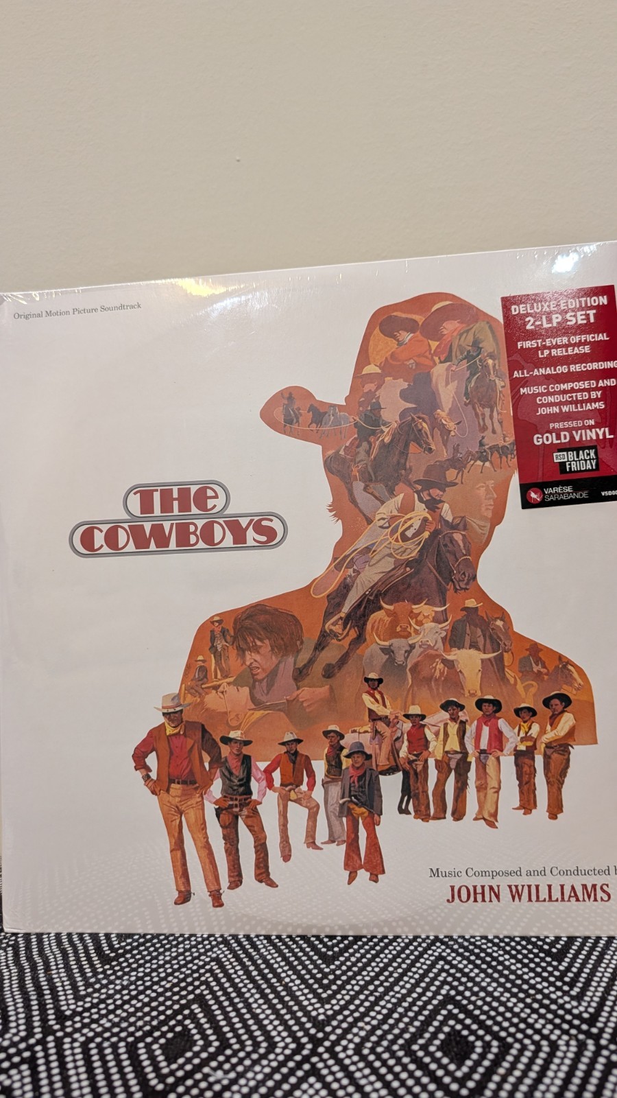 The Cowboys (John Williams Motion Picture Soundtrack) New Sealed 2xLP Gold