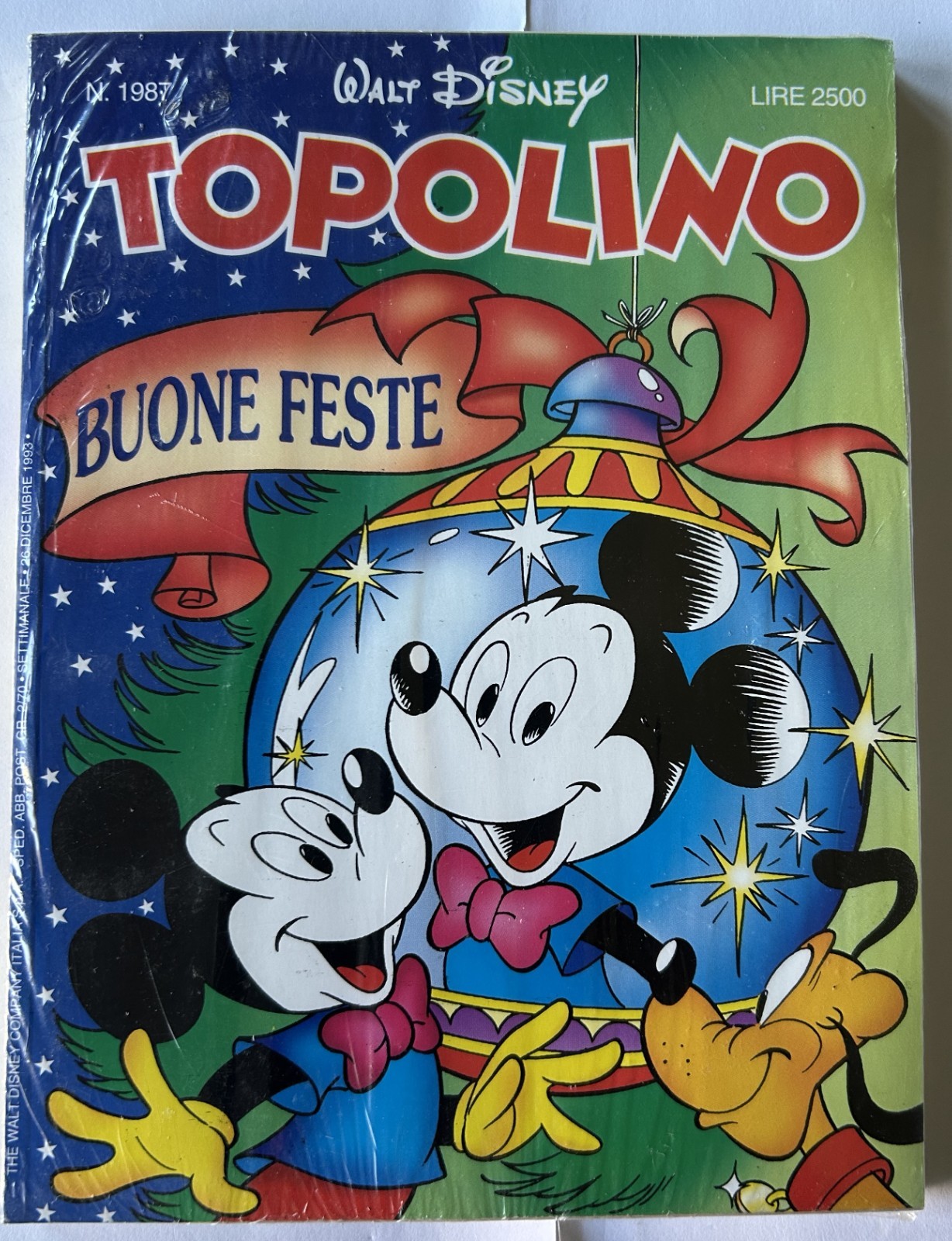 Topolino nr 1987 Blisterato - 26 dicembre 1993