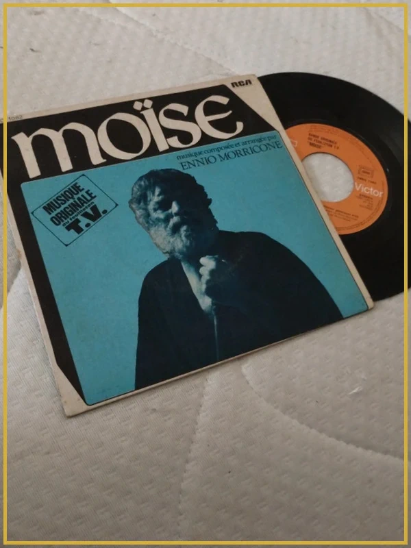 Disque 45 tours Ennio Morricone Moïse