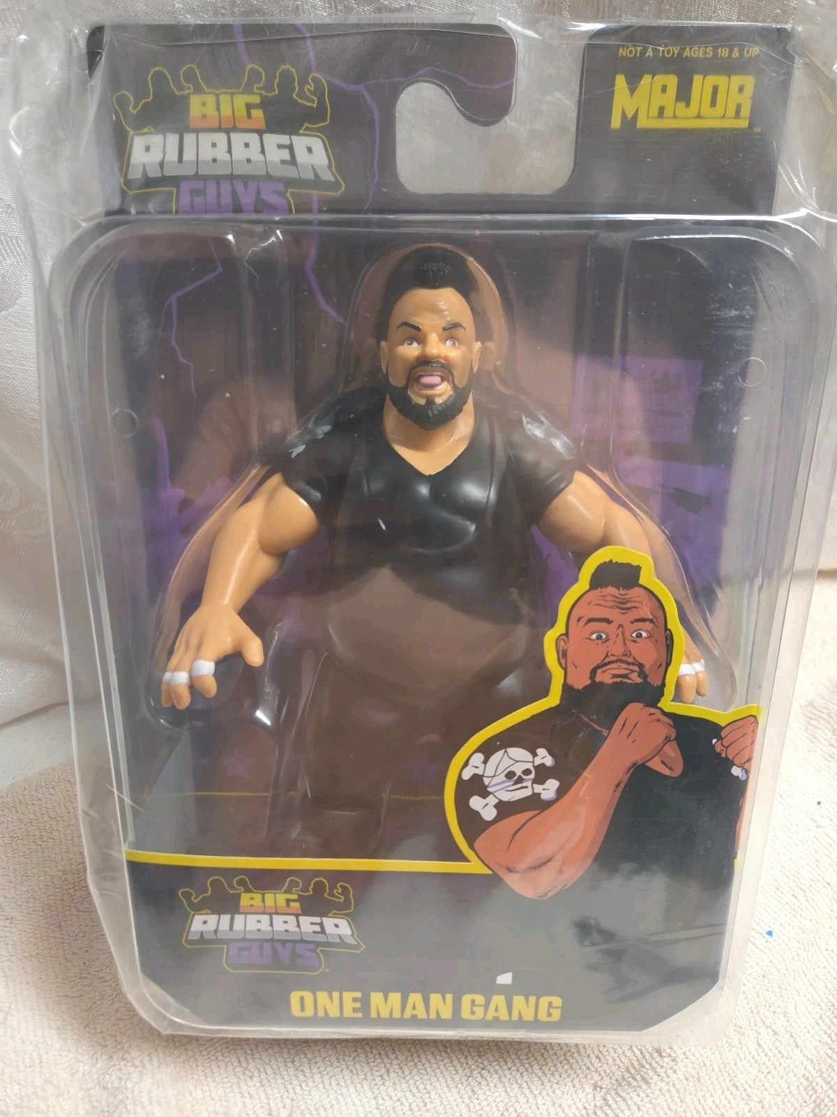 Big Rubber Guys One Man Gang MOC LJN WWF WWE Collect Major Podcast SOLD OUT!