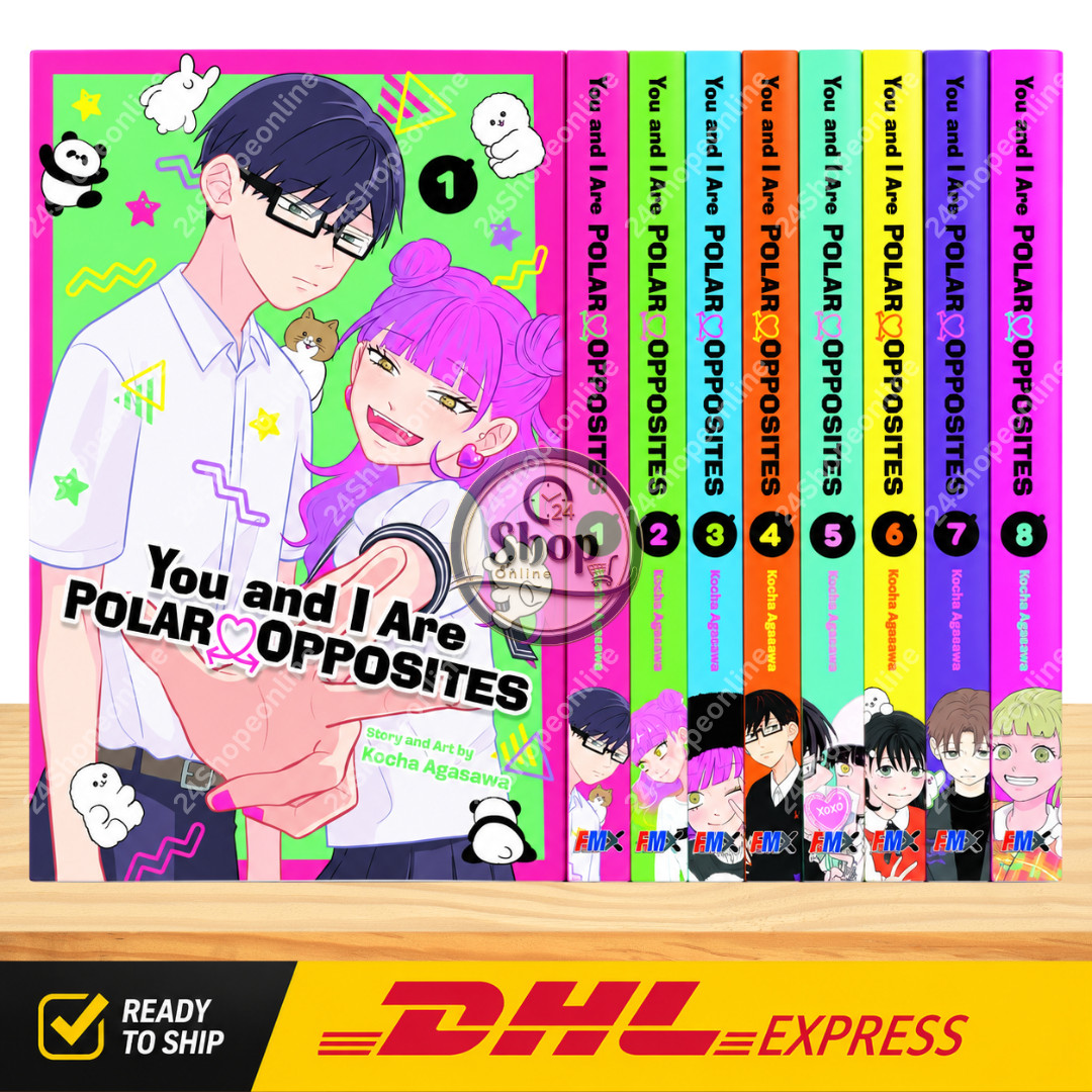 You and I are polar oppostites nuovo manga vol 1-8 set completo versione inglese | DHL
