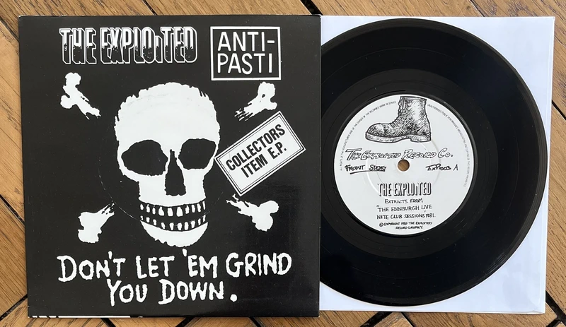 exploited-anti pasti split 7 inch near mint