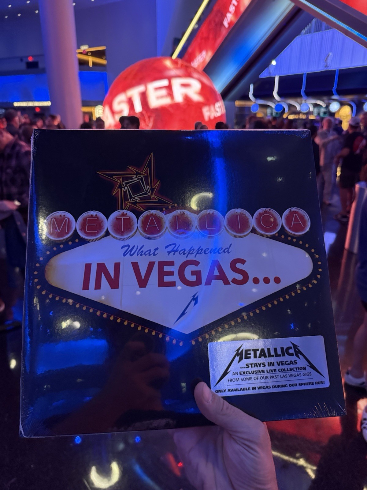 Metallica Vinyl Life Burns Faster 2026 Sphere What Happened in Vegas Live LP