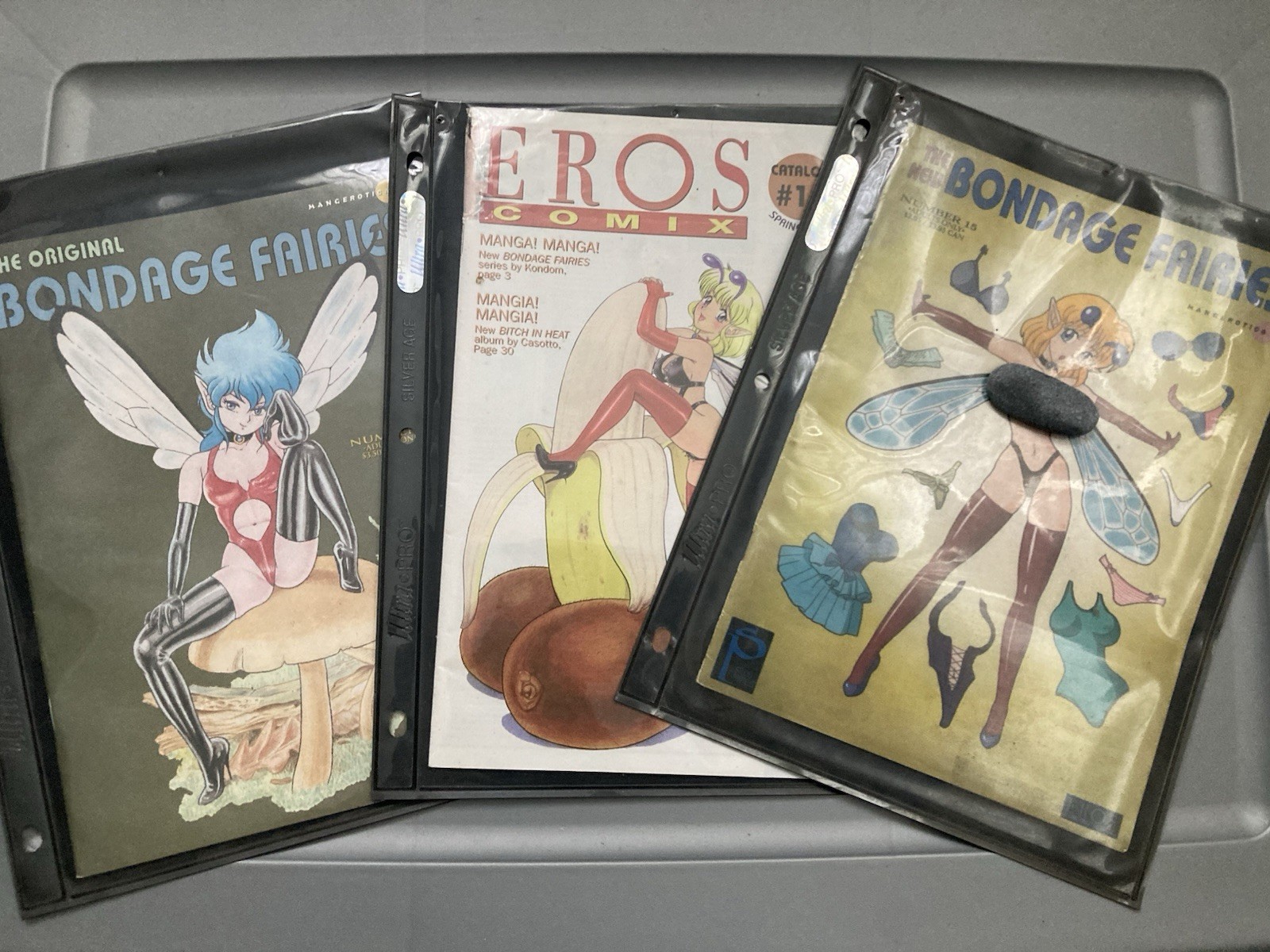 Rose Comics Fairies X 3 manga anime giapponese anni '90