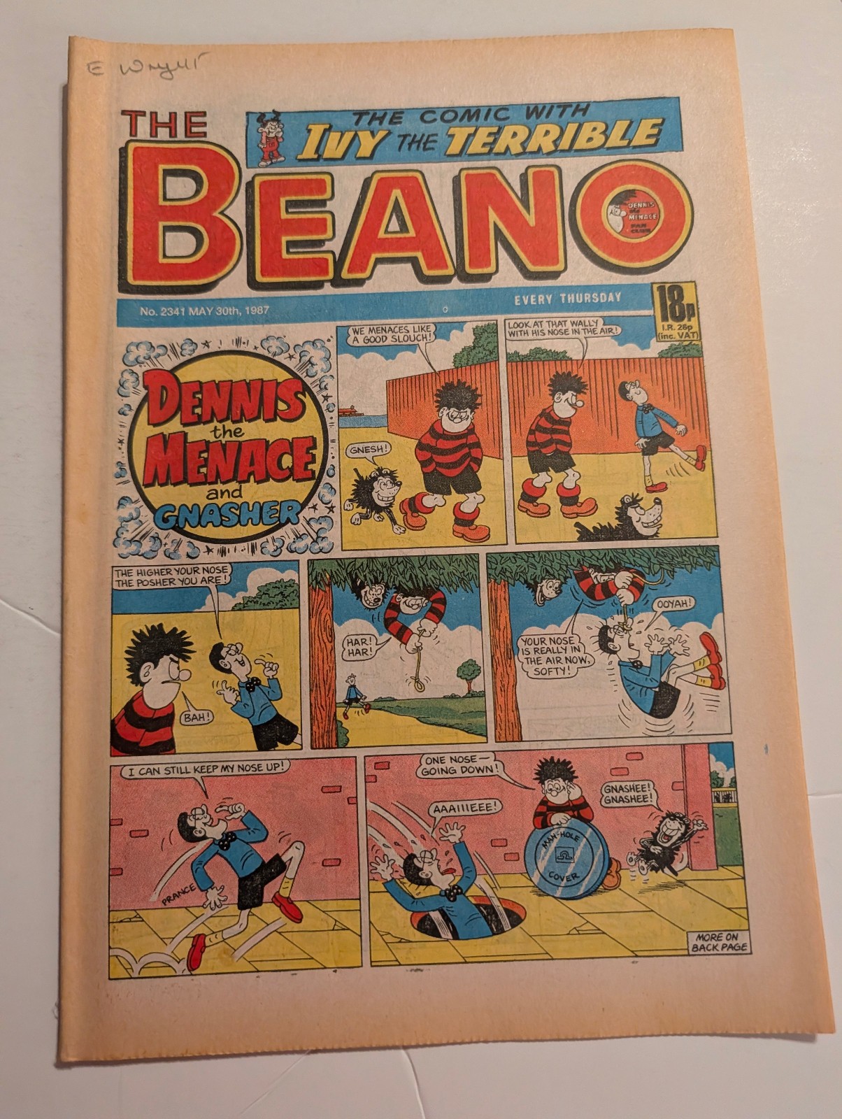 Beano Comic No 2341 May 30th 1987.