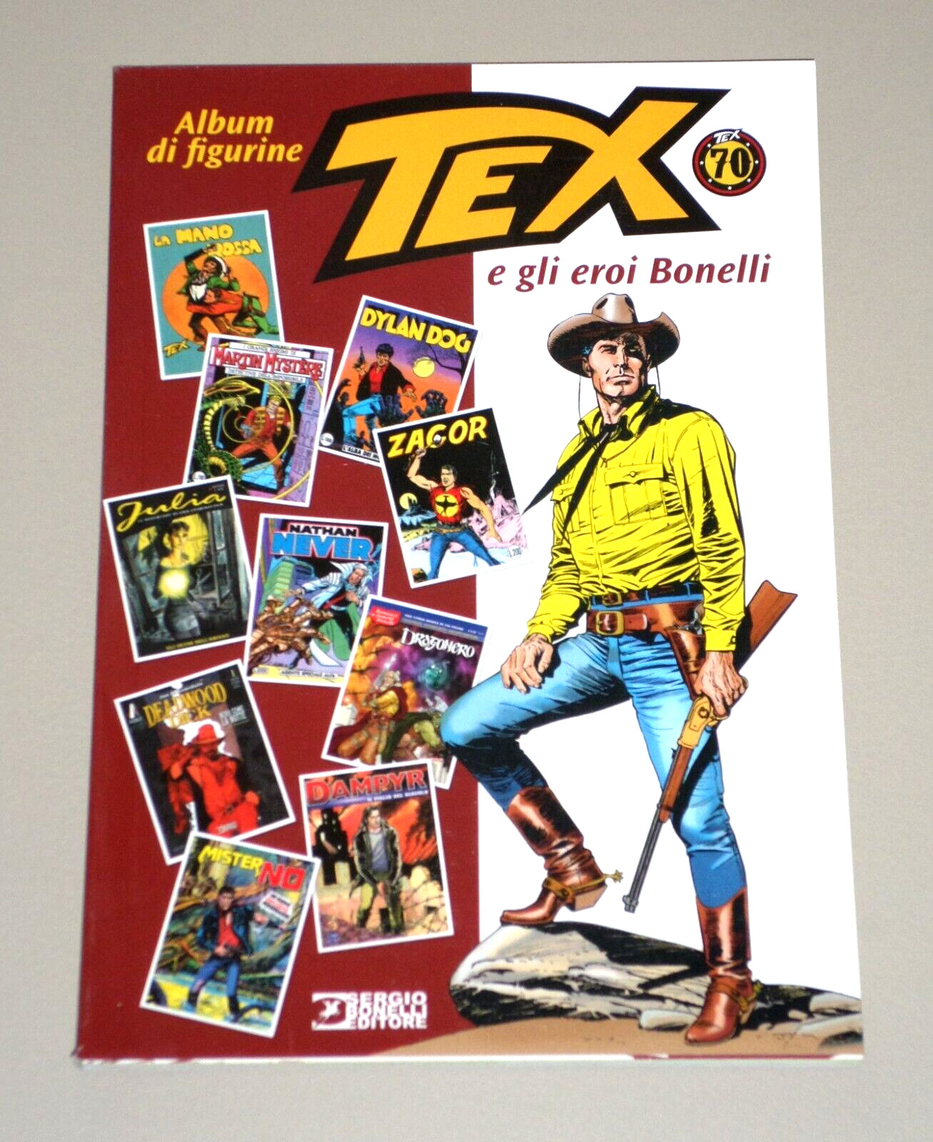 TEX E GLI EROI BONELLI - Album di Figurine Sergio Bonelli Editore 2018 (TEX 70)