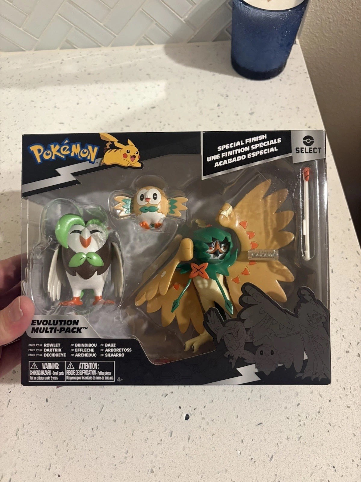 Pokemon Select Evolution Multi-Pack con Rowlet Datrix Decidueye nuovo in confezione