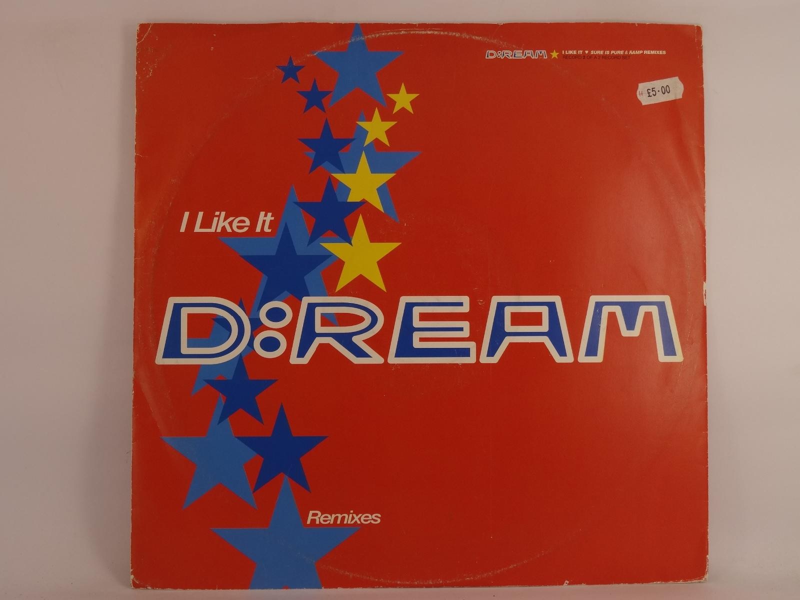 D:REAM I LIKE IT (9) 3 Track 12" Single including Picture Sleeve WARNER