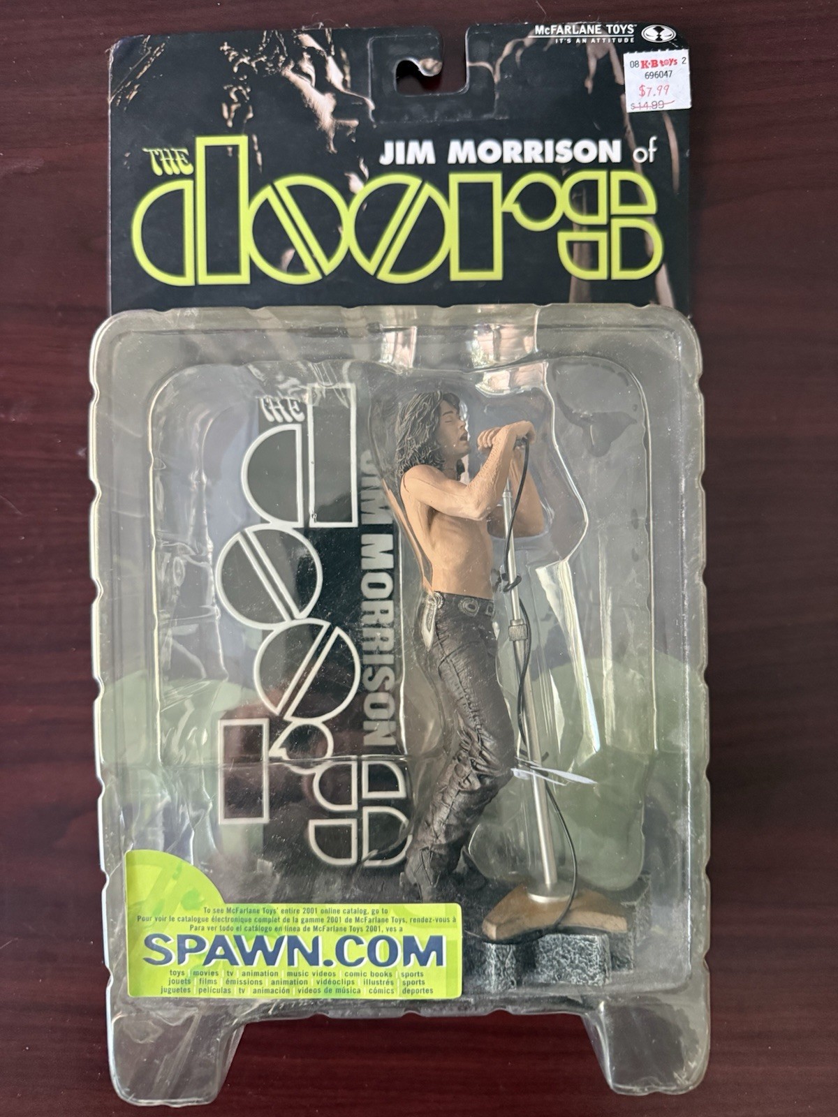2001 McFarlane Toys Modellino Jim Morrison The Doors Spawn ~ Sigillato
