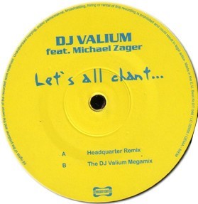 DJ Valium Feat. Michael Zager - Let's All Chant... (Parte 2) Vinile 12" 113476