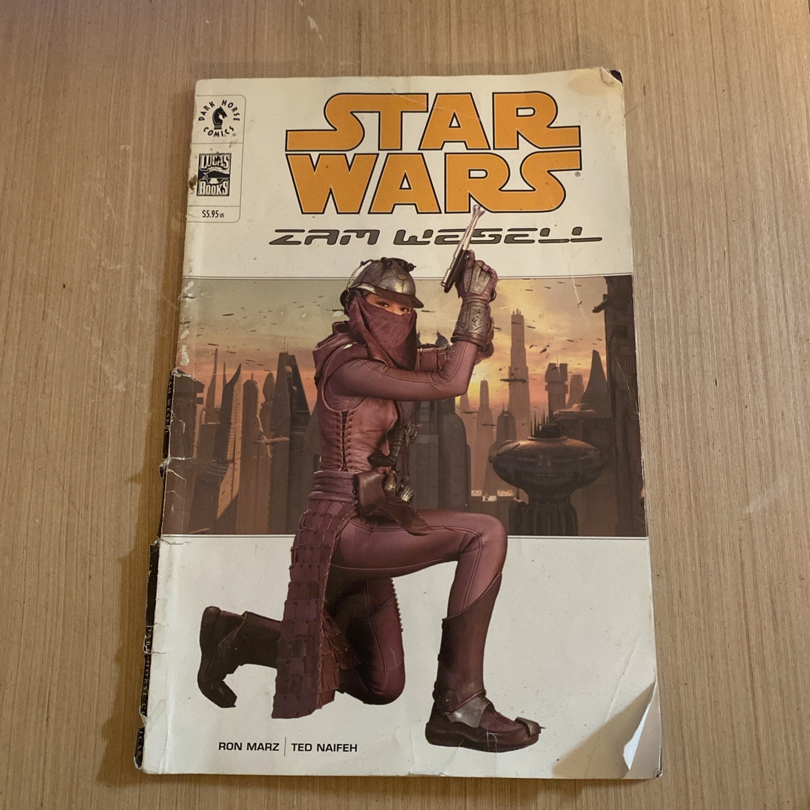 STAR WARS ZAM WESELL Graphic Novel Comic - 64 Pgs EPII Backstory 2002 Dark Horse