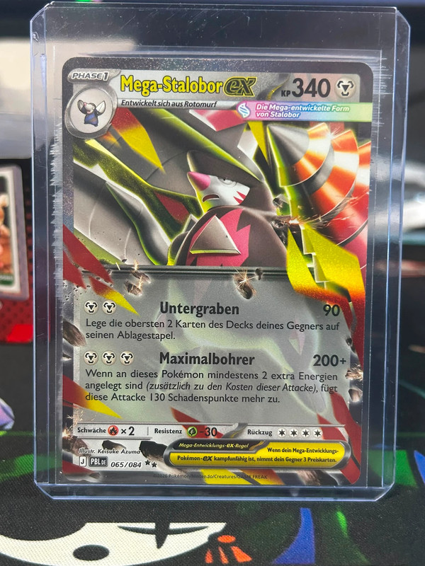 Pokemon Dunkelnacht-Mega Stalobor ex (PBL 065) DE.