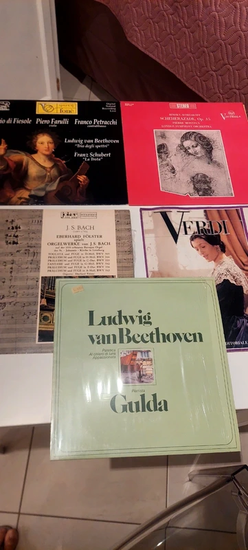 5 vinili musica lirica