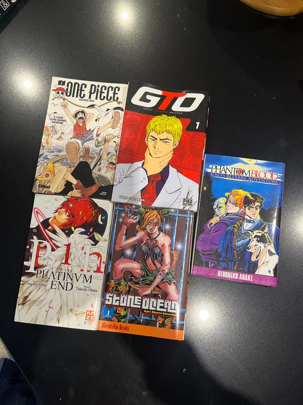 Lot 5 mangas tome 1