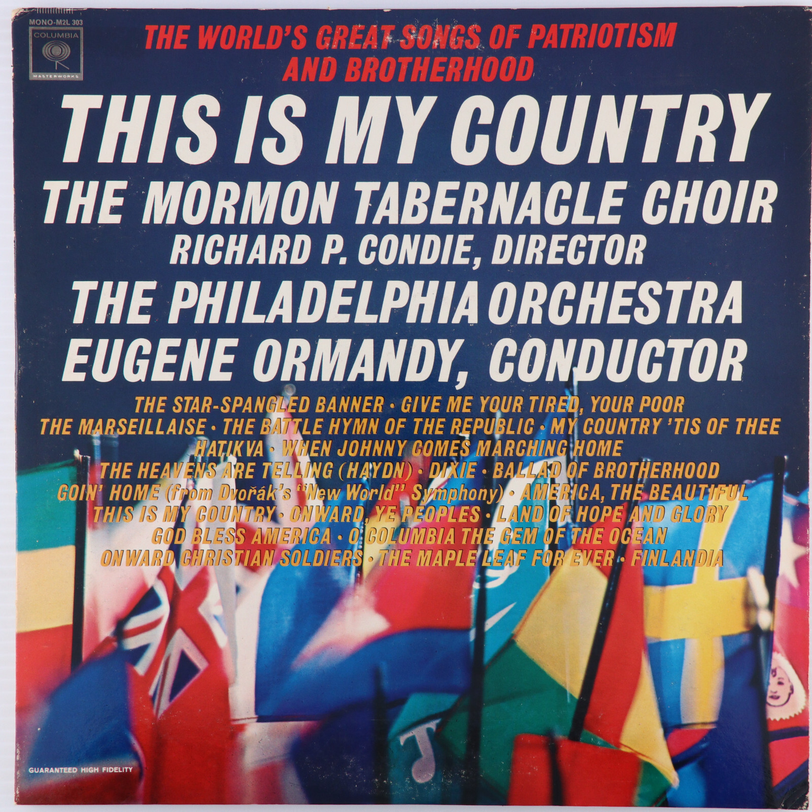 This Is My Country - Mormon Tabernacle Choir/Philadelphia Orchest. 2xLP M2L 303