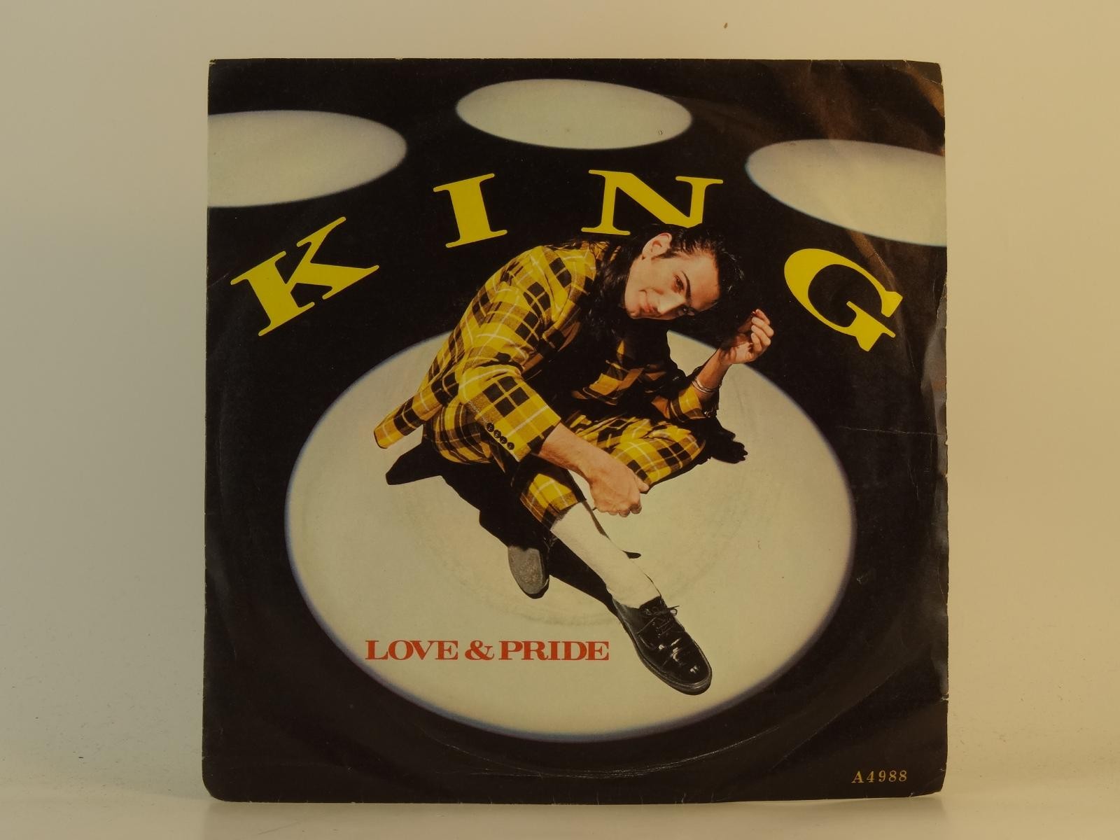 KING LOVE AND PRIDE (54) 2 Track 7" Single including Picture Sleeve CBS RECORDS