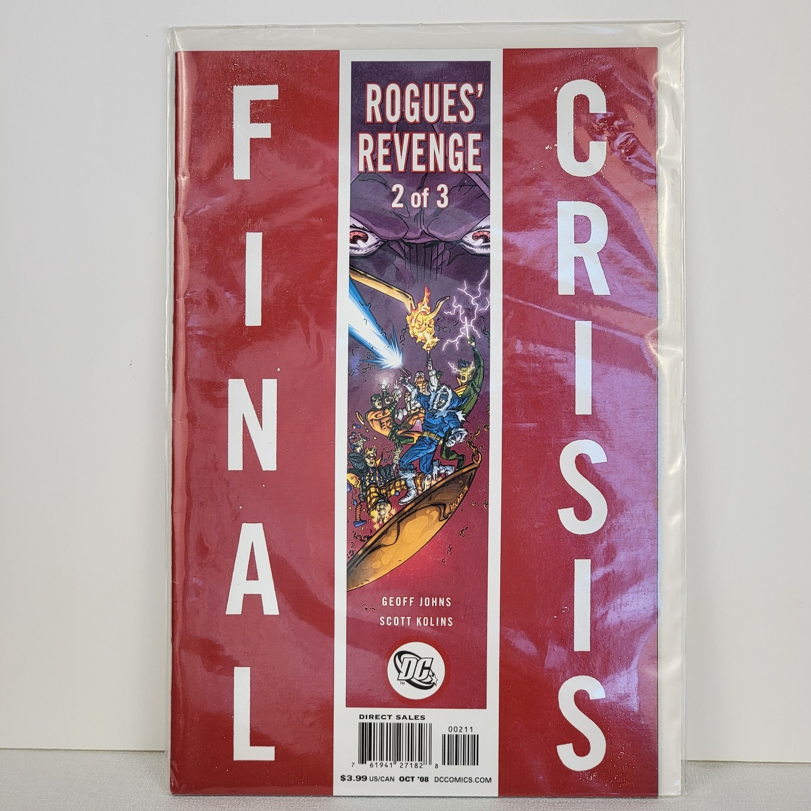 Final Crisis Rogues' Revenge #2b 2008 variante DC Comics fumetto di alta qualità