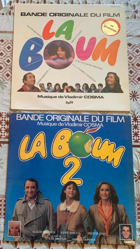 Lot 2 LP La boum 1 et 2