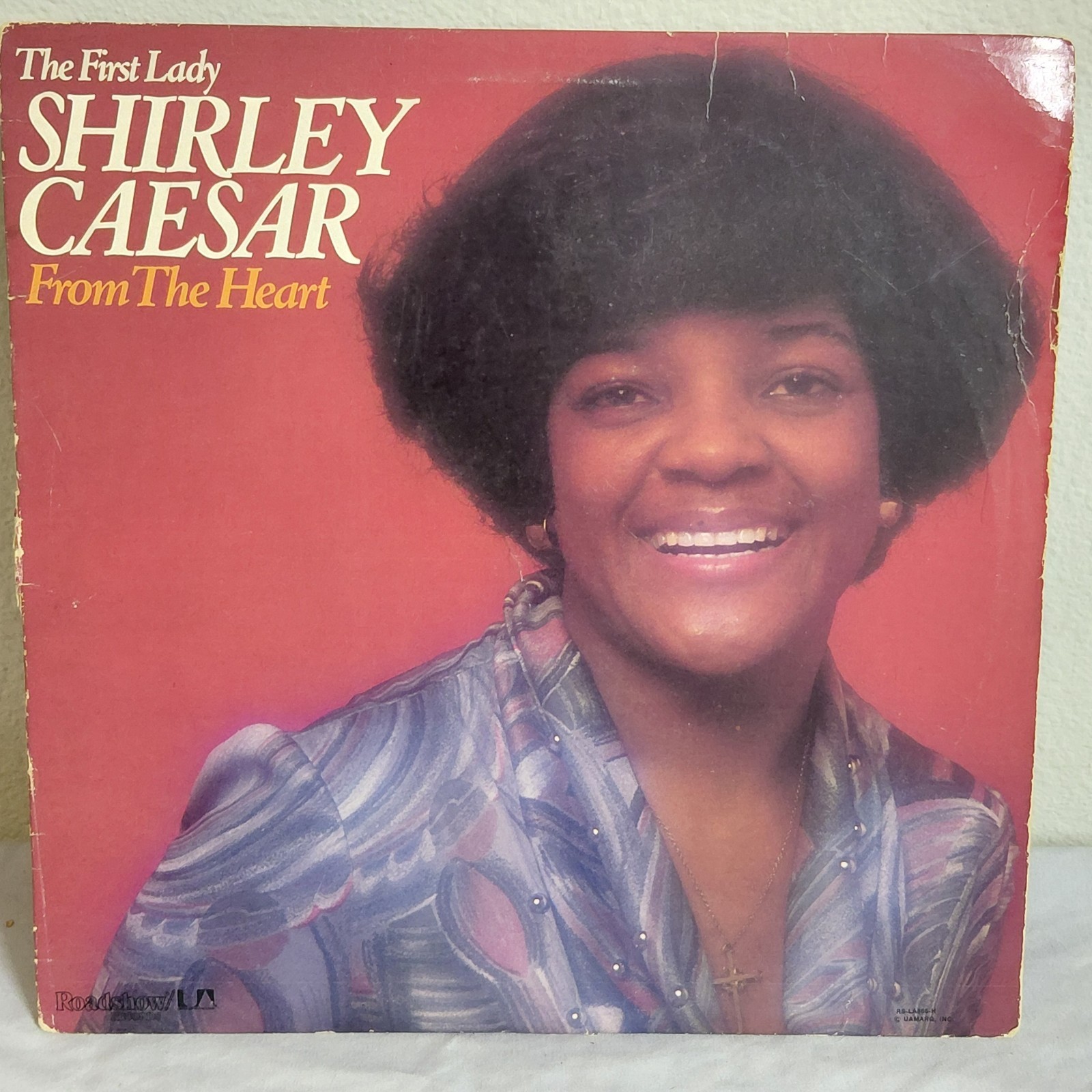 Shirley Caesar From The Heart LP Vinyl 1978 Roadshow United Artists Gospel Soul