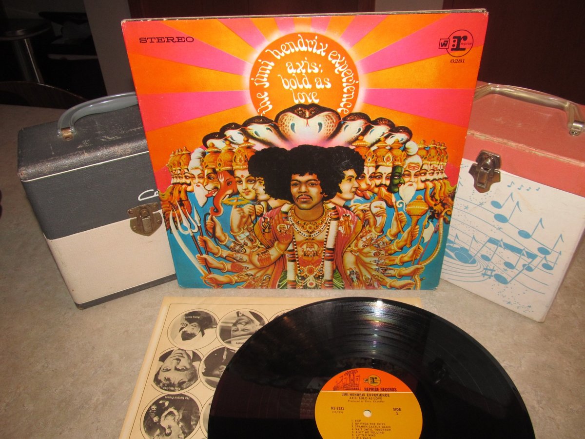 JIMI HENDRIX EXPERIENCE Axis Bold As Love REPRISE '68 press vinyl LP psych