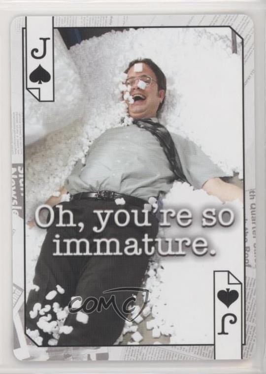 2020 Aquarius Dwight Schrute Playing Cards Dwight Schrute #JS 6ns