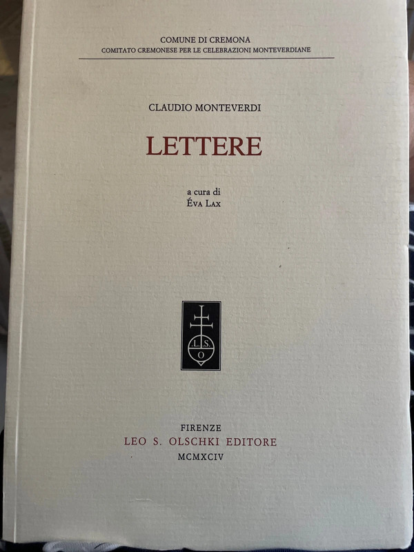 Lettere di Claudio Monteverdi