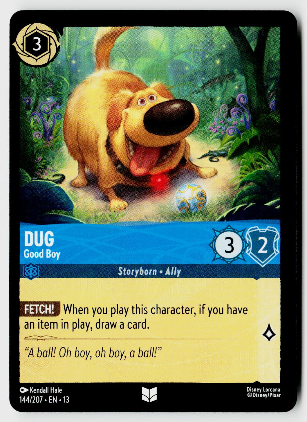 Dug - Good Boy Uncommon Disney Lorcana TCG Attack of the Vine! 144/207 NM