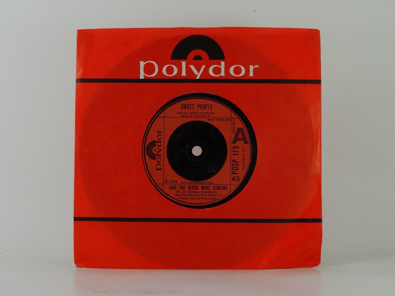 SWEET PEOPLE AND THE BIRDS WERE SINGING (65) 2 Track 7" Single including Company