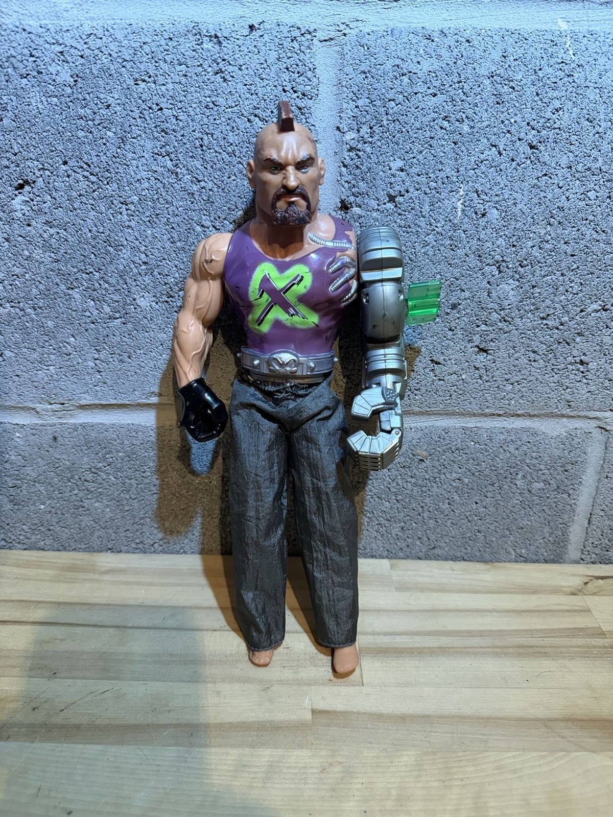 Action Man Dr X Deluxe Figure 1999 with Wind Up Crushing Arm