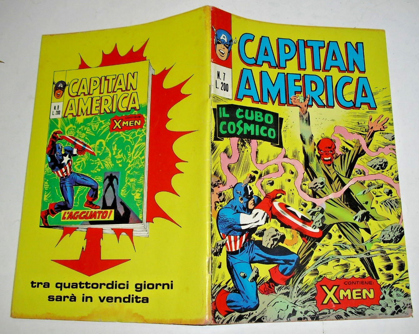 editoriale corno CAPITAN AMERICA 7   (1973) originale -